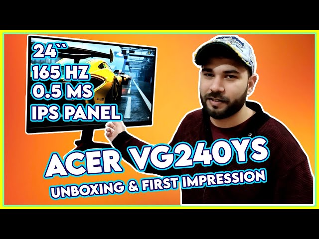 Màn hình Acer Nitro VG240YS (23.8 inch/ FHD/ IPS/ 165Hz/ 0.5ms/ HDMI+DP/ Freesync)