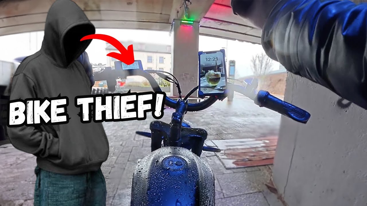 HE TRIED TO STEAL MY BIKE WHILE I WAS WORKING! Just Another Day as a Delivery Rider - POV