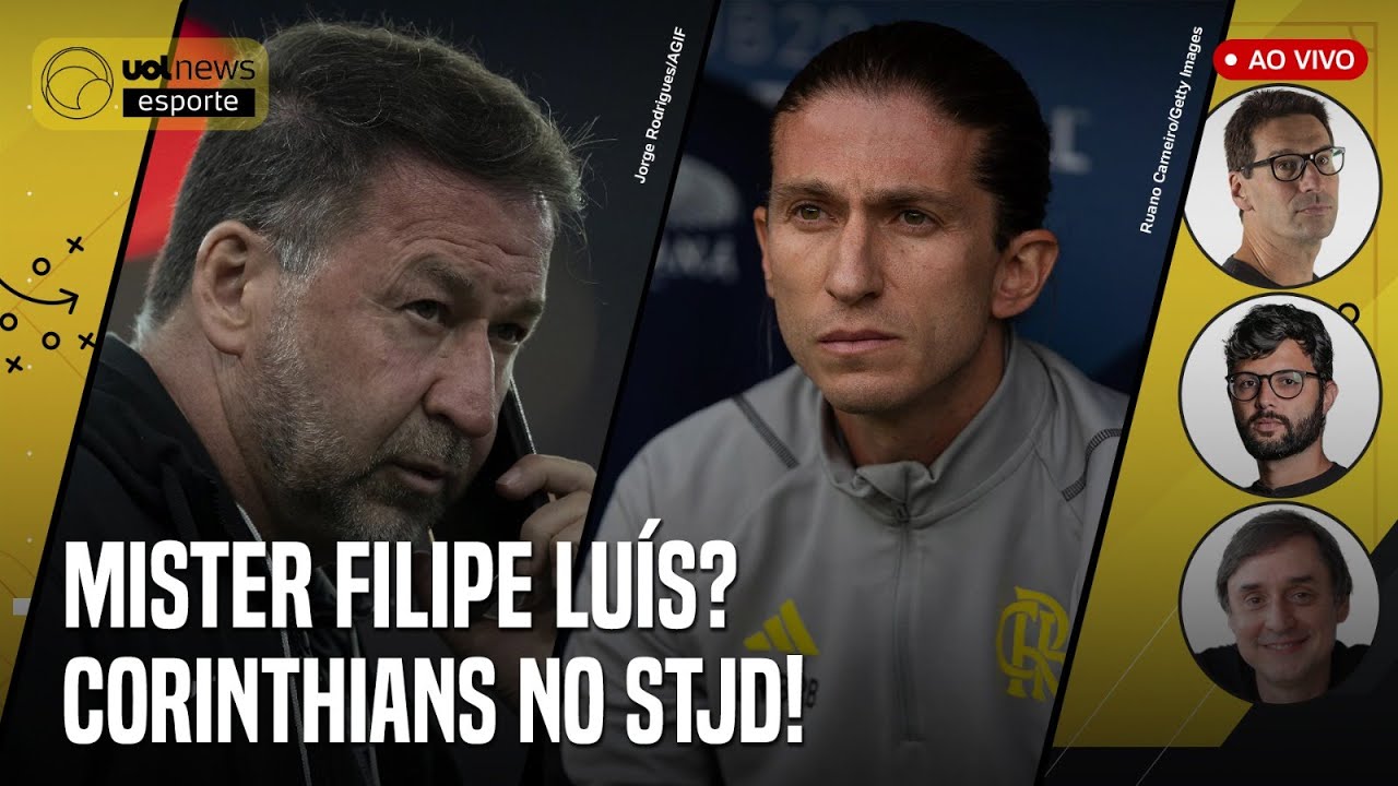 🔴 ARNALDO E TIRONI AO VIVO: FILIPE LUÍS É UM ACERTO DO FLAMENGO? CORINTHIANS ACIONA O STJD!