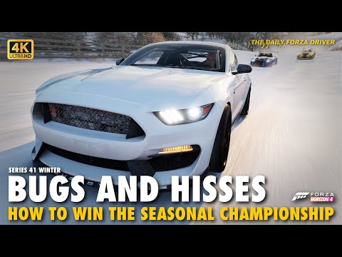 How to win BUGS AND HISSES | with tune | Series 41 Winter | Forza Horizon 4