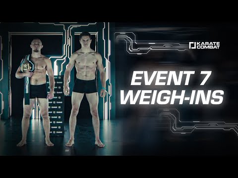 Karate Combat: Season 3 Event Seven - Weigh-Ins