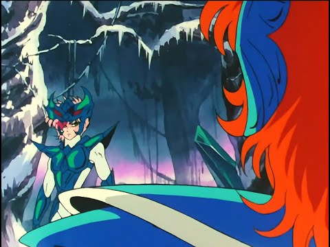 Alberich detiene a Marin cerca al Palacio - Saint Seiya - Caballeros del Zodiaco