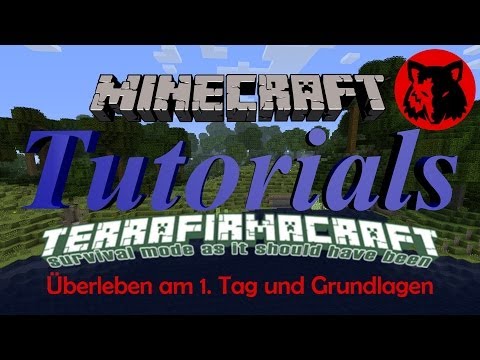 Tutorial: TerraFirmaCraft - Überleben am 1. Tag und Grundlagen [Deutsch]