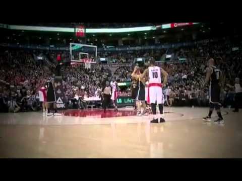 The Raptors TV ~:~ Kris Humphries Stuffed by Ref - Dec. 12, 2012