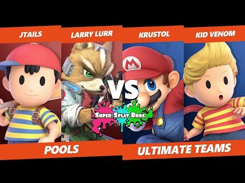 Smash Ultimate Tournament - Jtails & Larry Lurr Vs. Krustol & Kid Venom - Splat Bros SSBU Pools