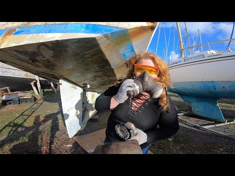 EPISODE 22 - Treating rusty metal on our steel boat without a sand blaster
