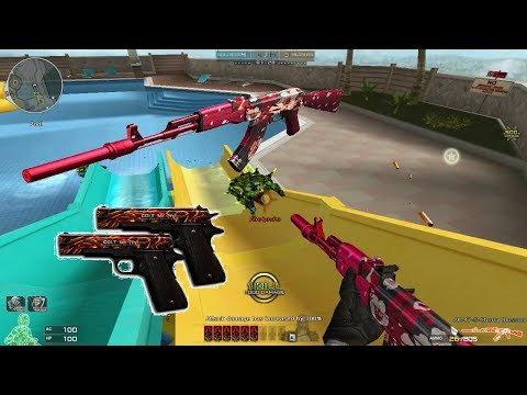 Crossfire NA 2.0 : AK47 - S - Cherry Blossom - Dual D.E - Red Vein - Zombie V4