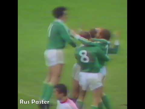 EURO-1980. Qualifiers. Group 1. Ireland - Bulgaria - 3:0. Highlights.