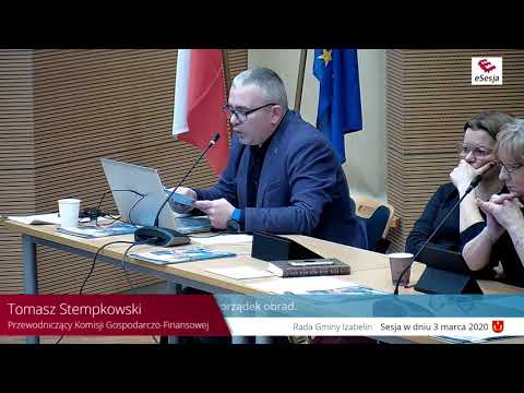 XXI Sesja Rady Gminy Izabelin z dnia 3.03.2020r.