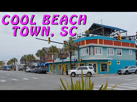 FOLLY BEACH, SC - DOWNTOWN - Walk-Through - Cool Little Town - #beach #ocean #travel #tourist