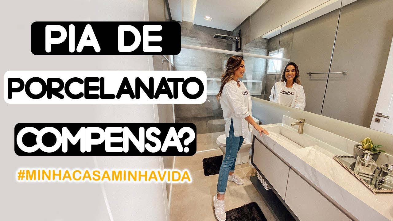 PIA DE PORCELANATO - NOSSA REAL EXPERIÊNCIA.