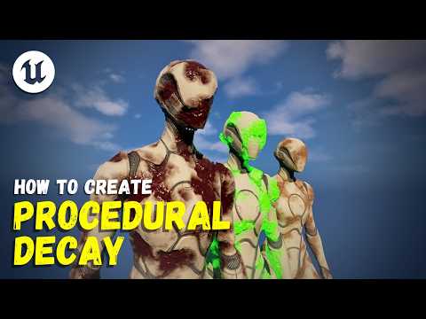 How To Create A Procedural Decay System - Unreal Engine 5 Material Tutorial