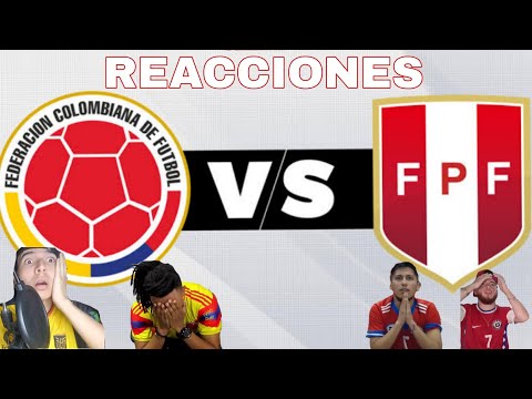 Las mejores reacciones del Colombia vs Peru (0-1) 28/01/2022 | El gol más gritado