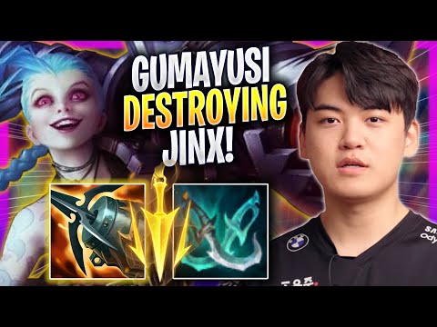 GUMAYUSI DESTROYING WITH JINX! - T1 Gumayusi Plays Jinx ADC vs Xayah! | Season 2023