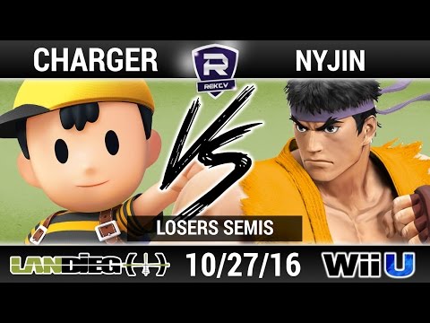 Smash Lounge 71 - Losers Semis - Charger (Ness) vs Nyjin (Ryu)