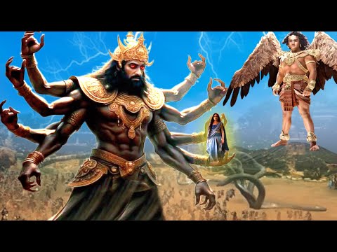 मेरी माता को छोड़ वरना तेरी सारी भुजाएं काट दूंगा  | Garud katha@merekanha905