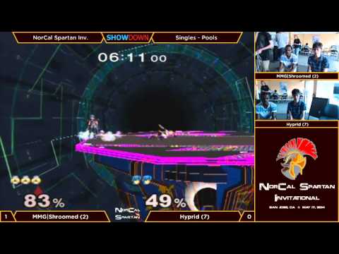 NorCal Spartan Invitational 2014 - Pools: Round Robin - MMG|Shroomed (Sheik) vs Hyprid (Marth)