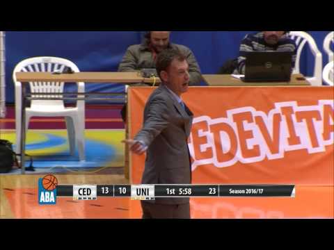 ABA Liga 2016/17, Round 12 match: Cedevita - Olimpija Ljubljana  (3.12.2016)