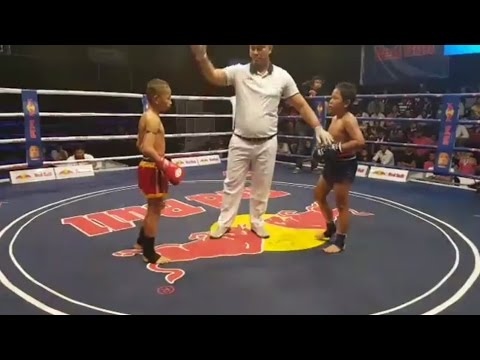 Kun Khmer Kids boxing at PNN TV on 05 March 2017