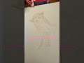 Drawing Fox Girl With Colored Pencils ️ Drawing Foxgirl Kawaii