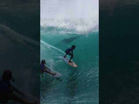 10 year old Kid Burns Koa Smith at PadangPadang-Bali #surf #surfrawfiles