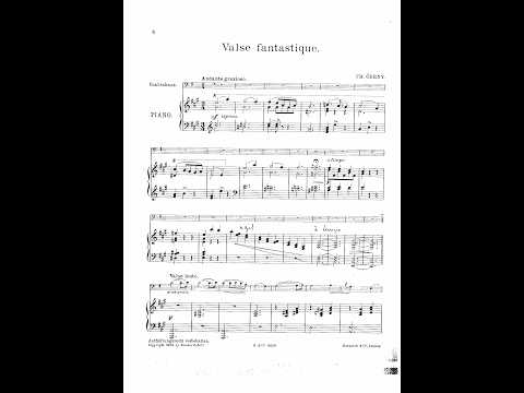 František Černý – Valse fantastique (double bass & piano)