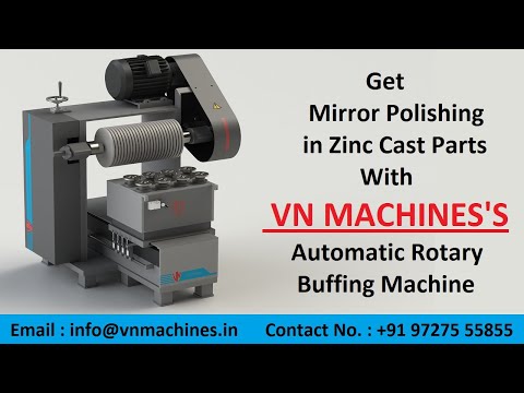 Rotary Table Buffing Machine