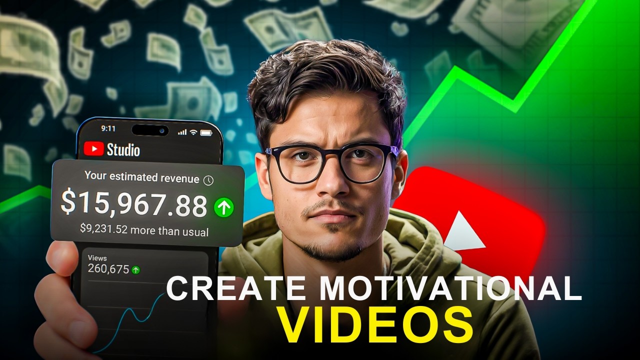 How I Make Motivational Videos With AI (YouTube Automation)