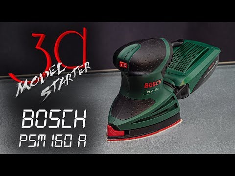 Trikampis šlifuoklis Bosch PSM 160 A video