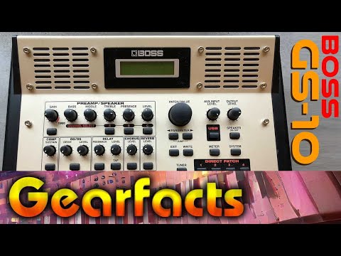 The mad sounds of the BOSS GS-10 multi effects console! Revisited with delight :)