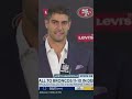 Jimmy G says he needs to get on the same page with his teammates? #shorts