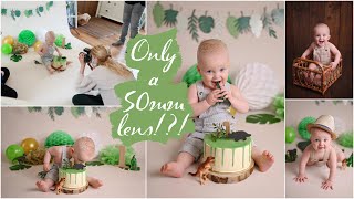 How I photographed an entire CAKE SMASH photo session with a 50MM f1.8 - REVIEW Nikon Z lens + Z6II