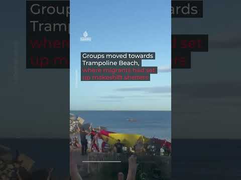 Anti-migrant protesters burn tents in Ceuta and block Red Cross aid | AJ Shorts