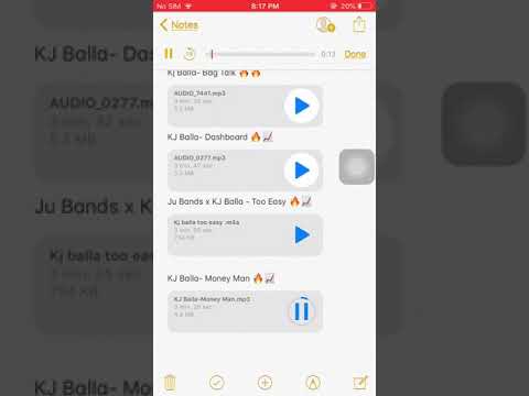 KJ Balla- Money Man (snippet)