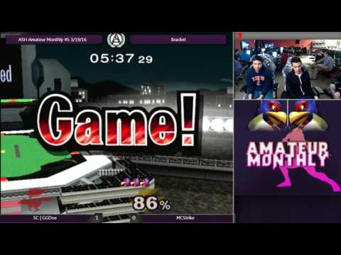 SC | GGDoe (Falco) vs MCStrike (Falco) - ASH Amateur Monthly #5 Melee Bracket