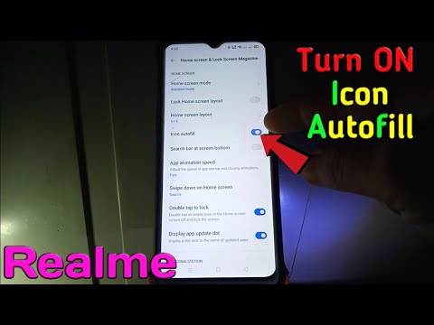 How to Turn ON Icon Autofill in Realme 5