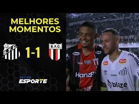 MELHORES MOMENTOS: SANTOS 1X1 BOTAFOGO-SP | A VOLTA DE NEYMAR - PAULISTÃO 2025