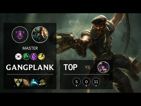 Gangplank Top vs Garen - KR Master Patch 10.6