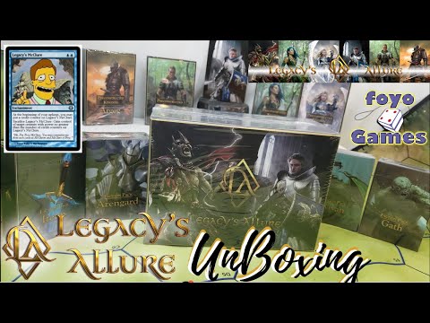 Legacy's Allure | UnBoxing & Read | Tactical Wargame on Cards
