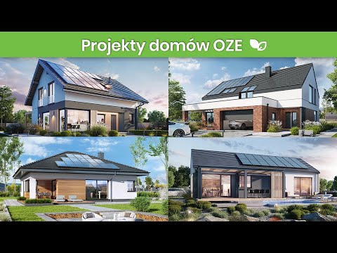 Projekty domów OZE z pompą ciepła w standardzie – ARCHON+ Projekty Domów