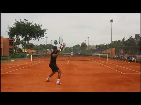 College tennis recruiting video - Ilyass Kouchairi - Spring 23