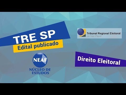 Curso TRE SP Direito Eleitoral (Edital 2016)