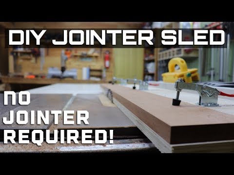 Jointer sled / straight cut jig / table saw sled