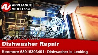Kenmore Dishwasher Repair - Leaking From Right Side - Door Seal Diagnostic & Repair