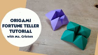 Origami Fortune Teller Tutorial with Ms. Cristen