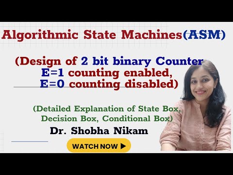 Algorithmic State Machine | ASM | State Box | Decision Box | Conditional Box | 2-Bit binary Counter