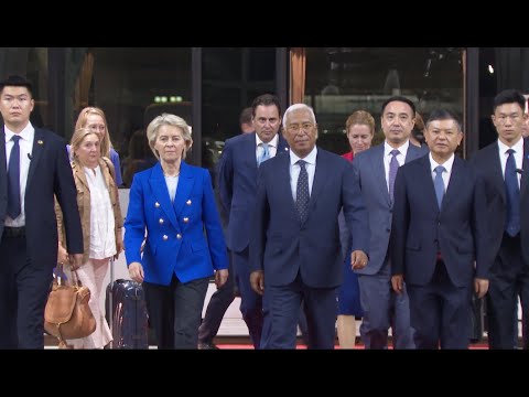 Von der Leyen, Costa arrive in Beijing for China-EU Summit