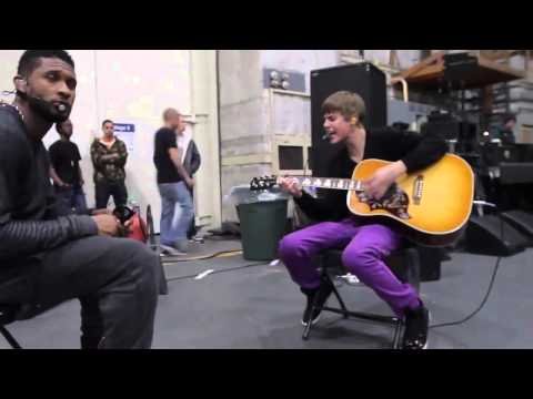 Thumbnail for Justin Bieber, Usher & Jaden Smith - backstage Grammy Rehearsals by Justin Bieber