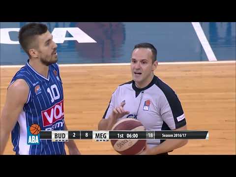 ABA Liga 2016/17, Round 16 match: Budućnost VOLI - Mega Leks (30.12.2016)