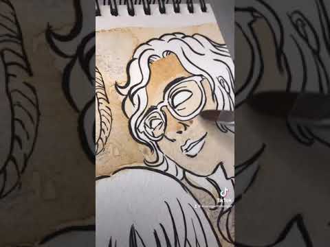 Fanart Tomie + The Hanging Balloons in watercolor